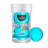 Лубрикант на масляной основе Hot Ball Plus с охлаждающим эффектом (2 шарика по 3 гр.) - HotFlowers - купить с доставкой в Самаре