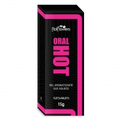 Гель для оральных ласк Oral Hot с согревающим эффектом - 15 гр. - HotFlowers - купить с доставкой в Самаре