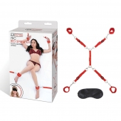Красная фиксация на матрас Classic Bedspreader - Lux Fetish - купить с доставкой в Самаре