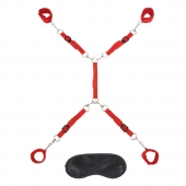 Красная фиксация на матрас Classic Bedspreader - Lux Fetish - купить с доставкой в Самаре