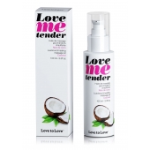 Съедобное согревающее массажное масло Love Me Tender Cocos с ароматом кокоса - 100 мл. - Love to Love - купить с доставкой в Самаре