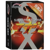 Презервативы Sagami Xtreme ENERGY с ароматом энергетика - 3 шт. - Sagami - купить с доставкой в Самаре