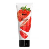 Лубрикант на водной основе OYO Aroma Gel Strawberry с ароматом клубники - 75 мл. - OYO - купить с доставкой в Самаре