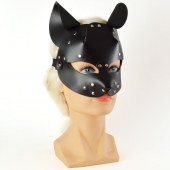 Черная кржаная маска Pussy - Sitabella - купить с доставкой в Самаре