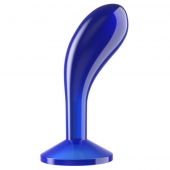 Синяя анальная втулка Flawless Clear Prostate Plug 6.0 - 15 см. - Lovetoy - в Самаре купить с доставкой
