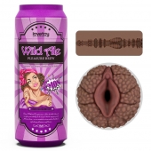 Коричневый мастурбатор-вагина Pleasure Brew Masturbator-Wild Ale в банке - Lovetoy - в Самаре купить с доставкой