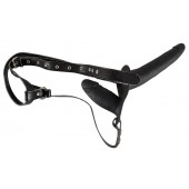 Женский страпон с вагинальной пробкой - 15 см. - Orion - купить с доставкой в Самаре