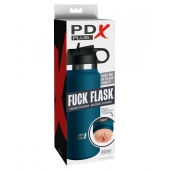 Мастурбатор-вагина в синей колбе F*ck Flask - Pipedream - в Самаре купить с доставкой