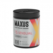 Анатомические презервативы MAXUS Sensual - 15 шт. - Maxus - купить с доставкой в Самаре
