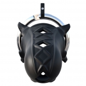 Черный замок верности Extreme Silicone Cock Blocker - Pipedream - купить с доставкой в Самаре
