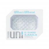 Прозрачный мастурбатор-стимулятор Tenga Uni Diamond - Tenga - в Самаре купить с доставкой