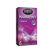 Презервативы с рёбрышками Domino Harmony - 6 шт. - Domino - купить с доставкой в Самаре