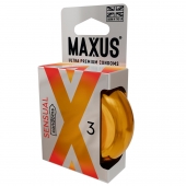 Презервативы анатомической формы Maxus Sensual - 3 шт. - Maxus - купить с доставкой в Самаре