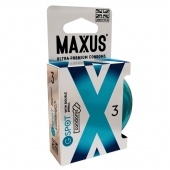 Презервативы Maxus G spot с двойной спиралью - 3 шт. - Maxus - купить с доставкой в Самаре