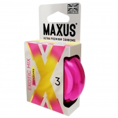 Ароматизированные презервативы Maxus Exotic Mix - 3 шт. - Maxus - купить с доставкой в Самаре