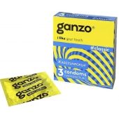 Классические презервативы с обильной смазкой Ganzo Classic - 3 шт. - Ganzo - купить с доставкой в Самаре