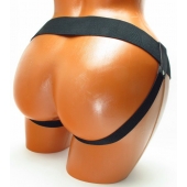 Трусики для страпона коричневого цвета - БДСМ Арсенал - купить с доставкой в Самаре