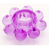 Мягкая фиолетовая гелевая насадка - Toyfa Basic - в Самаре купить с доставкой