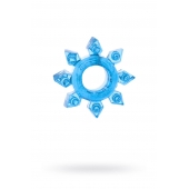 Голубая гелевая насадка-звезда - Toyfa Basic - в Самаре купить с доставкой