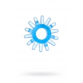 Голубая гелевая насадка с шипиками - Toyfa Basic - в Самаре купить с доставкой