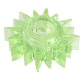 Зеленое эрекционное кольцо-солнце - Toyfa Basic - в Самаре купить с доставкой