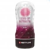Прозрачный текстурированный мастурбатор Vacuum Cup Masturbator Black Hole - Baile - в Самаре купить с доставкой