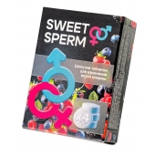 Шипучие таблетки для мужчин Sweet Sperm для изменения вкуса спермы (4 шт. по 0,5 гр.) - Капиталпродукт - купить с доставкой в Самаре
