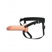 Полый страпон на ремнях 8’’ Hollow Silicone Strap-on - Pipedream - купить с доставкой в Самаре