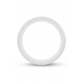 Белое люминесцентное эрекционное кольцо Silicone Glo Cock Ring - Blush Novelties - в Самаре купить с доставкой