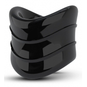 Черное эрекционное кольцо на мошонку Beef Ball Stretcher Snug X Long - Blush Novelties - в Самаре купить с доставкой