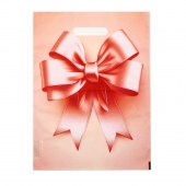 Пакет с принтом в виде банта с вырубной ручкой (30х40 см) - Сима-Ленд - купить с доставкой в Самаре