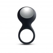 Чёрное перезаряжаемое эрекционное виброкольцо Tyler - Svakom - в Самаре купить с доставкой