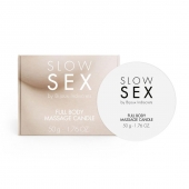 Массажная свеча для всего тела Slow Sex - 50 гр. - Bijoux Indiscrets - купить с доставкой в Самаре
