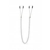 Зажимы на соски «Вилки» на цепочке - Pecado - купить с доставкой в Самаре