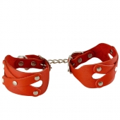 Красные наручники «Цезарь» - Sitabella - купить с доставкой в Самаре