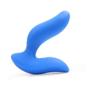 Синий вибромассажер простаты 3,5’’ Curve P-spot Massager - 12 см. - Erokay - в Самаре купить с доставкой