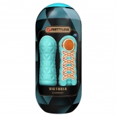 Аквамариновый мастурбатор Victoria - Baile - в Самаре купить с доставкой