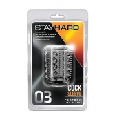 Прозрачная насадка с шипами и шишечками STAY HARD COCK SLEEVE 03 CLEAR - Blush Novelties - в Самаре купить с доставкой