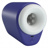 Синий автоматический вибромастурбатор Dj Lady - Baile - в Самаре купить с доставкой