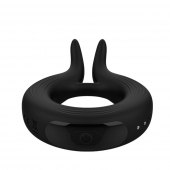 Черное эрекционное кольцо Marry Me Rechargeable Vibrating Cockring - Adrien Lastic - в Самаре купить с доставкой