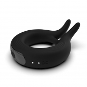 Черное эрекционное кольцо Marry Me Rechargeable Vibrating Cockring - Adrien Lastic - в Самаре купить с доставкой