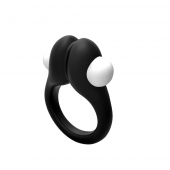 Черное эрекционное кольцо Zippy Vibrating Ring With Bullet - Adrien Lastic - в Самаре купить с доставкой