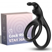 Черное эрекционное кольцо с подхватом мошонки - Boys of Toys - в Самаре купить с доставкой