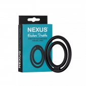 Черное двойное эрекционное кольцо Nexus Enduro Double - Nexus Range - в Самаре купить с доставкой