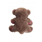 Бондажный набор: бурый мишка с розовыми оковами и наручниками - Pecado - купить с доставкой в Самаре