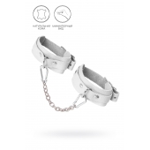 Белые мини-оковы со скруглёнными углами - Pecado - купить с доставкой в Самаре