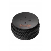 Черная веревка для шибари на катушке - 5 м. - Pecado - купить с доставкой в Самаре