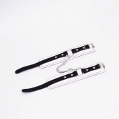 Бело-красные кожаные оковы - Crazy Handmade - купить с доставкой в Самаре