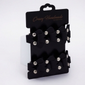 Черные кожаные наручники из звеньев - Crazy Handmade - купить с доставкой в Самаре