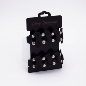 Черные кожаные оковы из звеньев - Crazy Handmade - купить с доставкой в Самаре